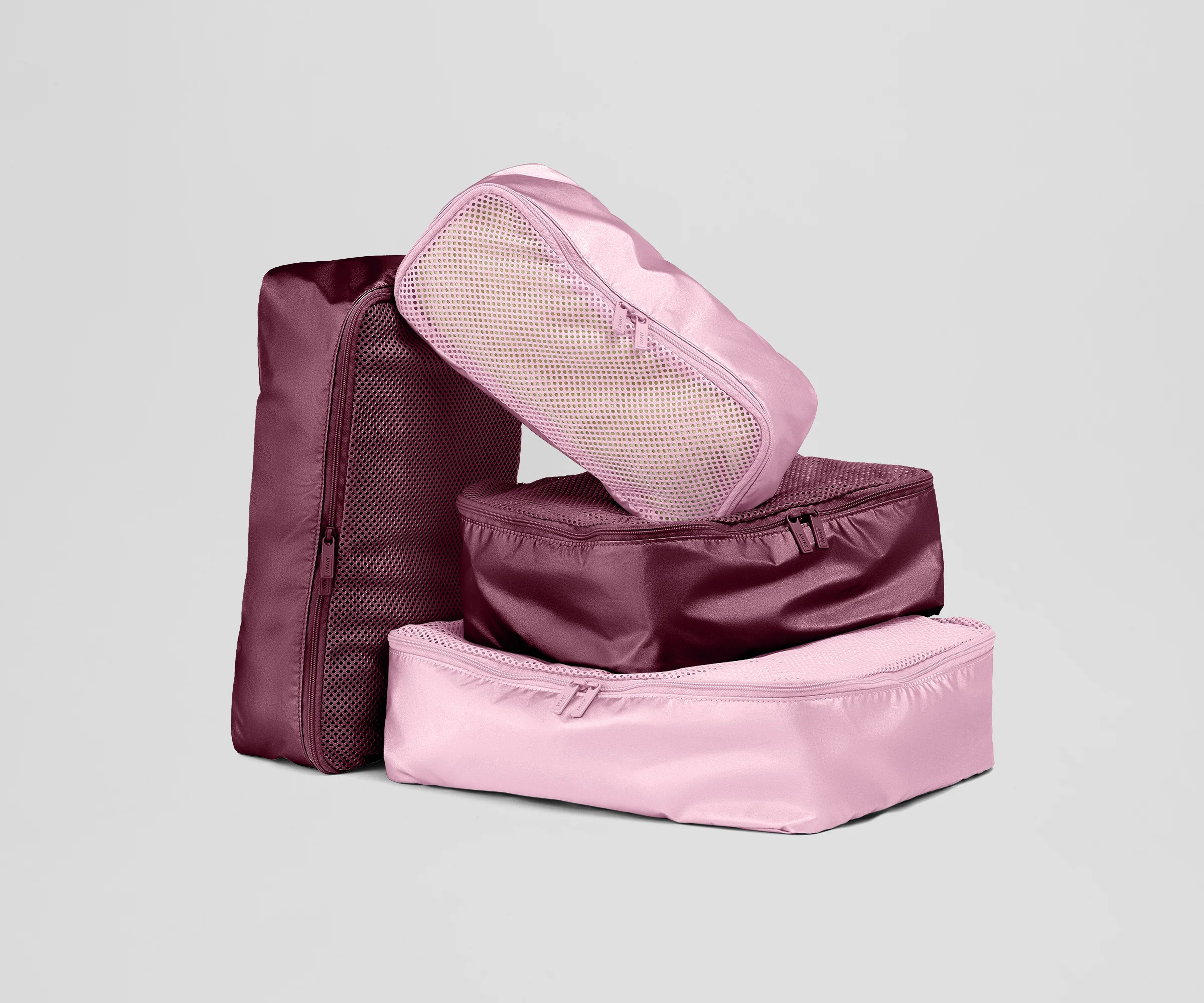 The Insider Packing Cubes in Ruby Haze & Glacial Pink | Away