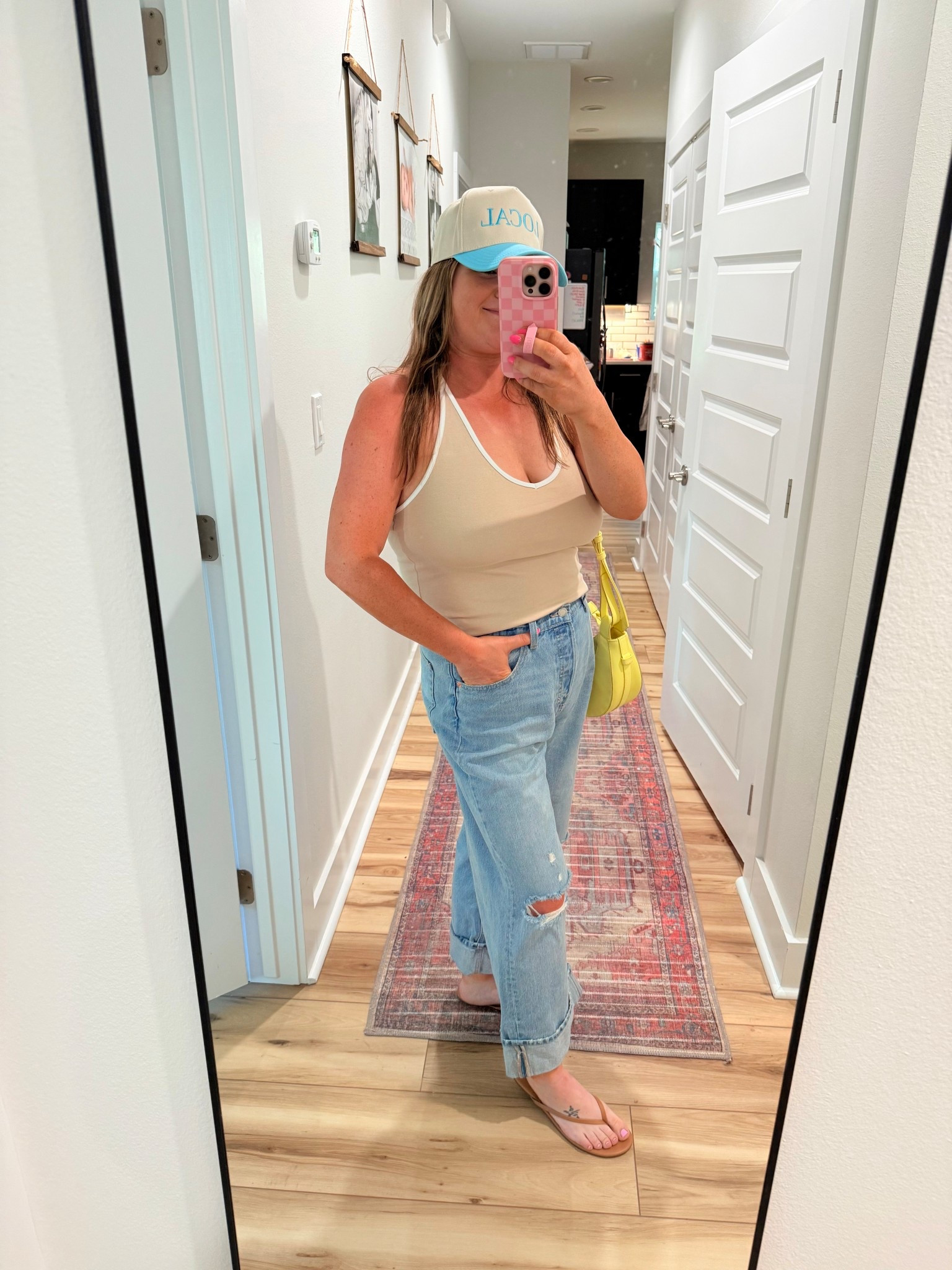 Ootd 🩵 
Top: xl
Jeans: 10

#LTKStyleTip #LTKBeauty #LTKMidsize