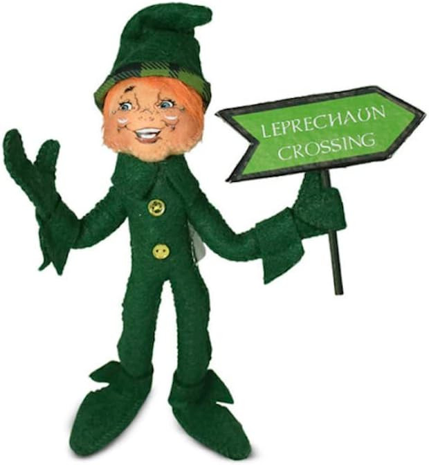 Annalee Dolls 2023 St. Patrick's 5in Leprechaun Crossing Elf Plush New with Tag787301316046 | Amazon (US)