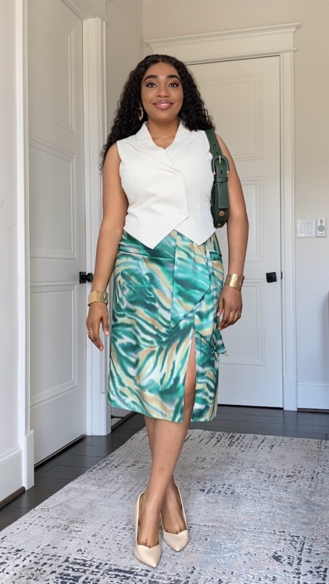 Silk skirt