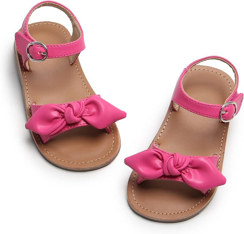 Girls Sandal Dress Shoe for Toddler/Little Kid Party School Shoe | Amazon (US)