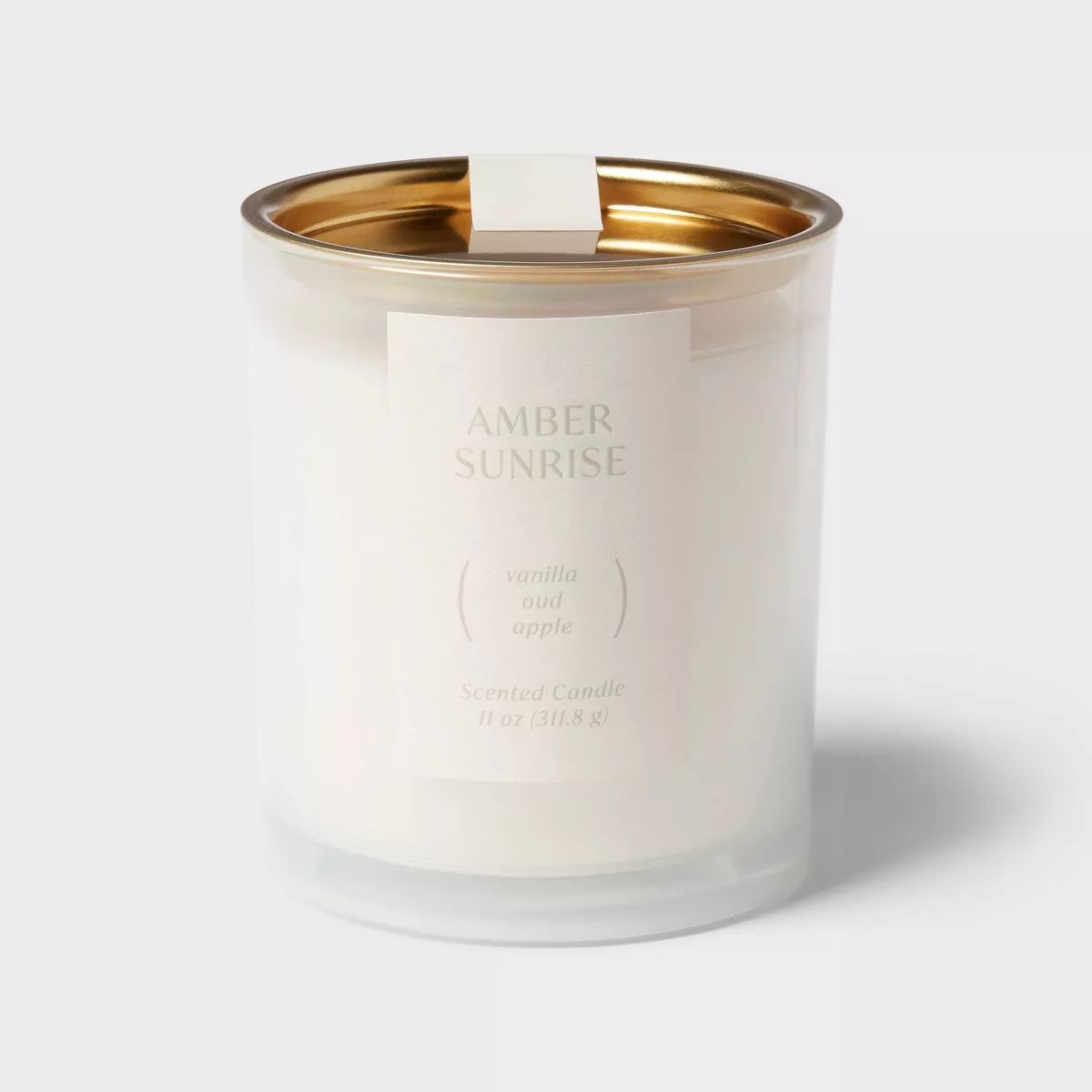1-Wick 11oz Glass Jar Candle Amber Sunrise - Threshold™ | Target