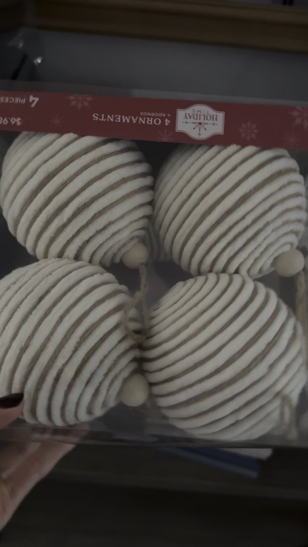 The cutest decorations at Walmart and snagged these cute trendy ornaments! Can’t wait to redo my Christmas tree! 🎅🎄#ltkholiday

#LTKSeasonal