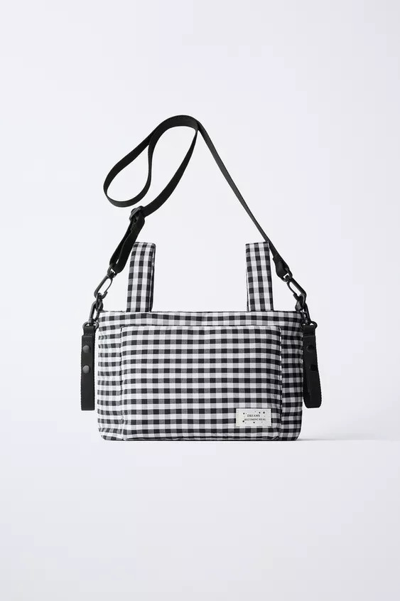PLAID MATERNITY STROLLER BAG | Zara Canada