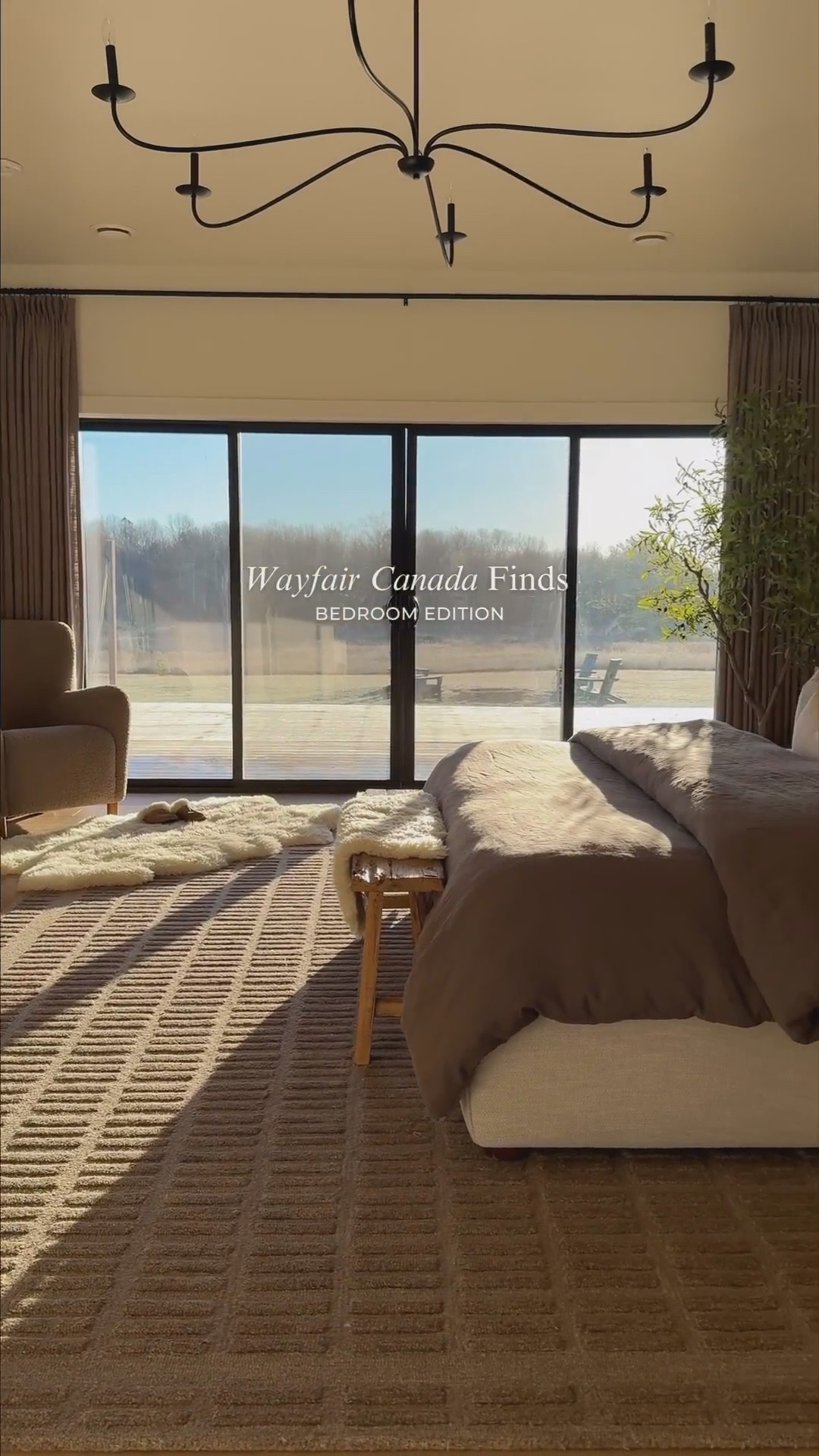 After our reno, I wanted to style this room with pieces that set the vibe — calm, earthy, and curated. The chandelier was the first piece to land… an open-box find from @wayfaircanada. When given the choice, I always choose open box: the same beautiful piece with a budget-friendly price tag. 👌🏻

The French-seam linen bed frame, the soft fur rugs, the arched mirror catching those earthy tones — each one adding its own quiet layer and shaping the room into something calm and lived-in.

@wayfaircanada #WayfairCAHome #WayfairCAPartner

#LTKhome #LTKcanada #LTKsale