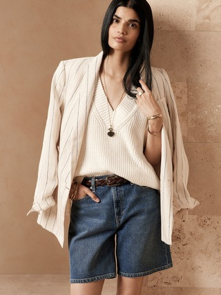 Cima Oversized Sweater Vest | Banana Republic (US)