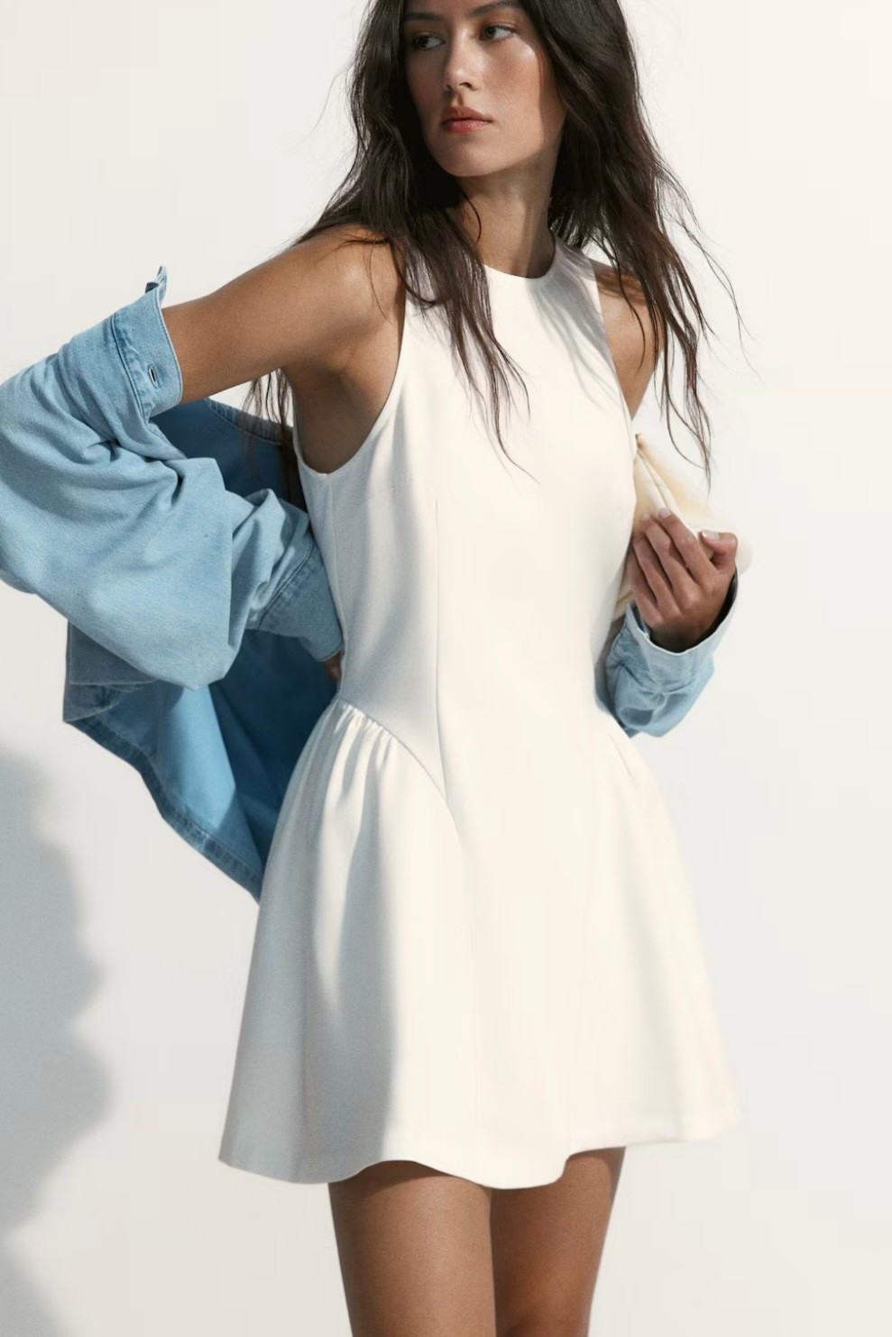 White halter mini dress
Clean, minimal look when you want something easy but polished. Structured shape avoids clingy fabric issues. Works for day-to-night outfits.

#LTKstyletip #LTKpartywear #LTKdresses