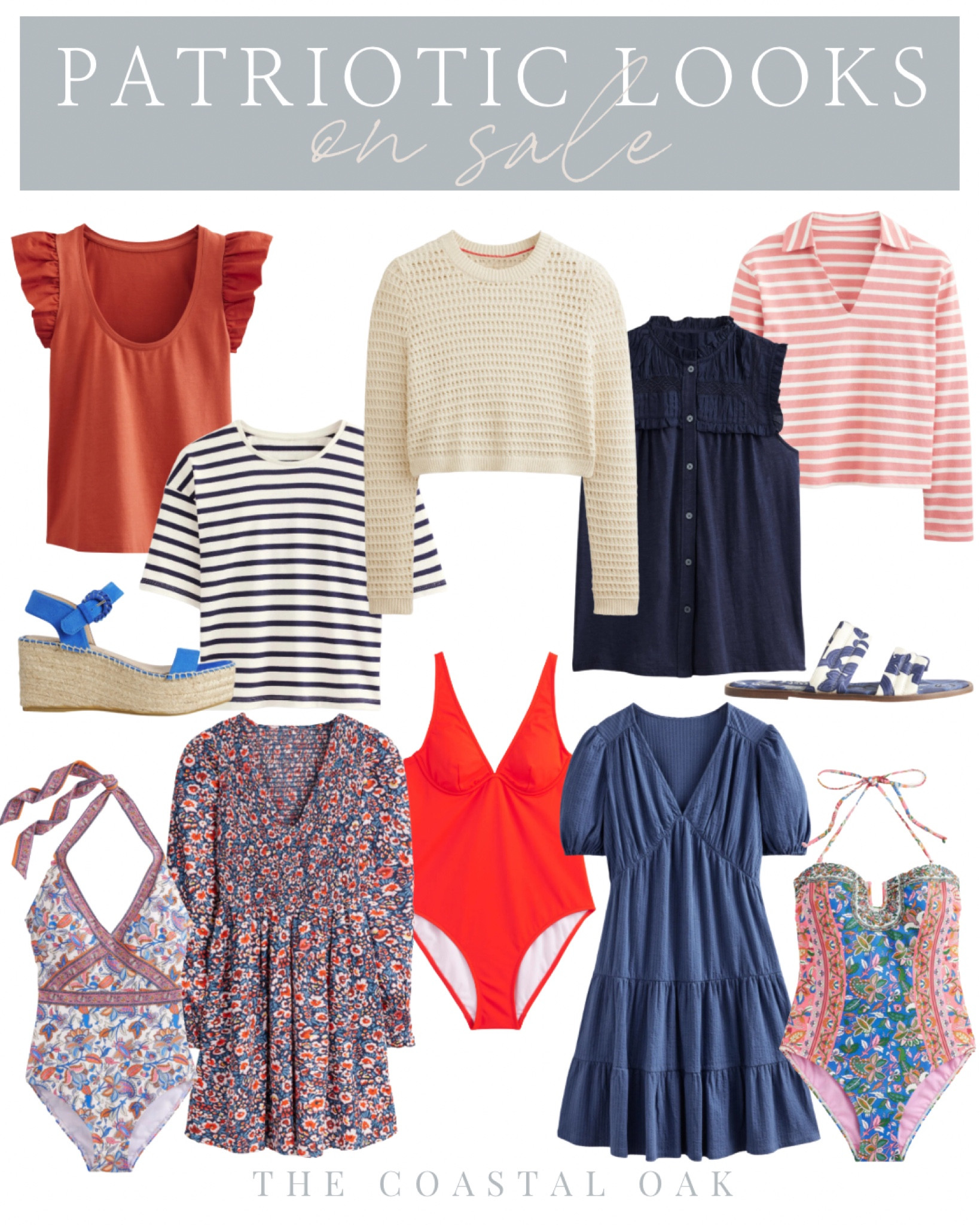 The cutest Memorial Day looks on sale at Boden! 

Red white blue patriotic festive Memorial Day Fourth of July summer cookout bbq Labor Day Americana America stripe paisley 

#LTKSeasonal #LTKsalealert #LTKstyletip