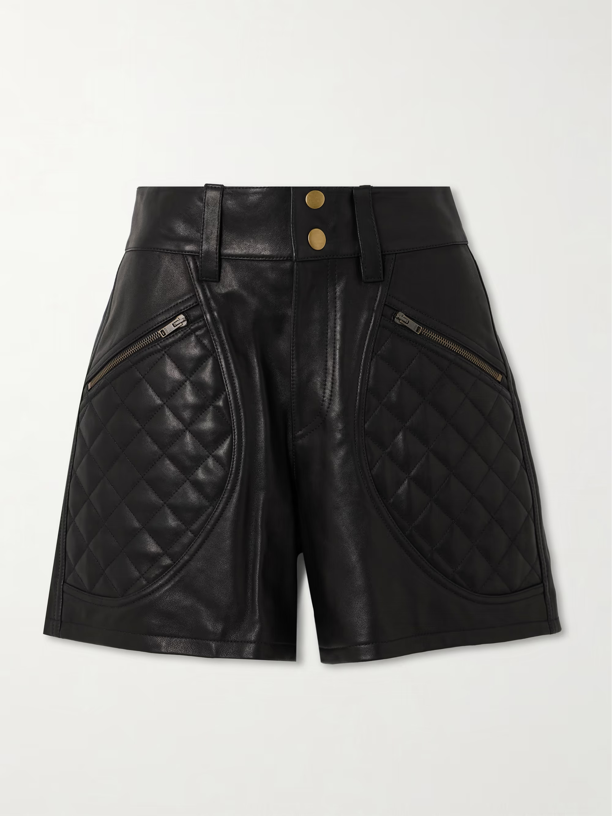 Candice quilted leather shorts | NET-A-PORTER (UK & EU)