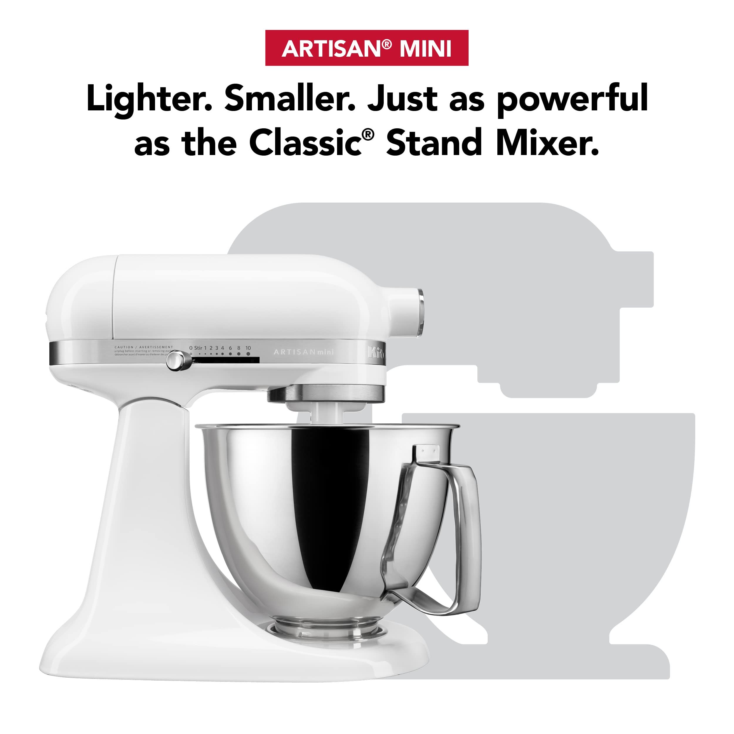Kitchenaid Artisan Mini Plus 3.5-Qt. Tilt-Head Stand Mixer with Flex Edge Beater | Amazon (US)