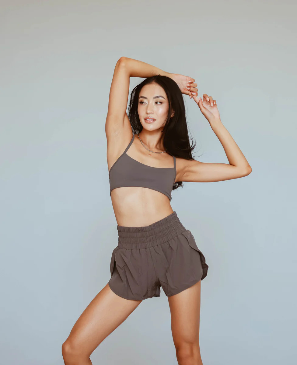 Go-To Runner Short - Pavement | Cara Loren Active