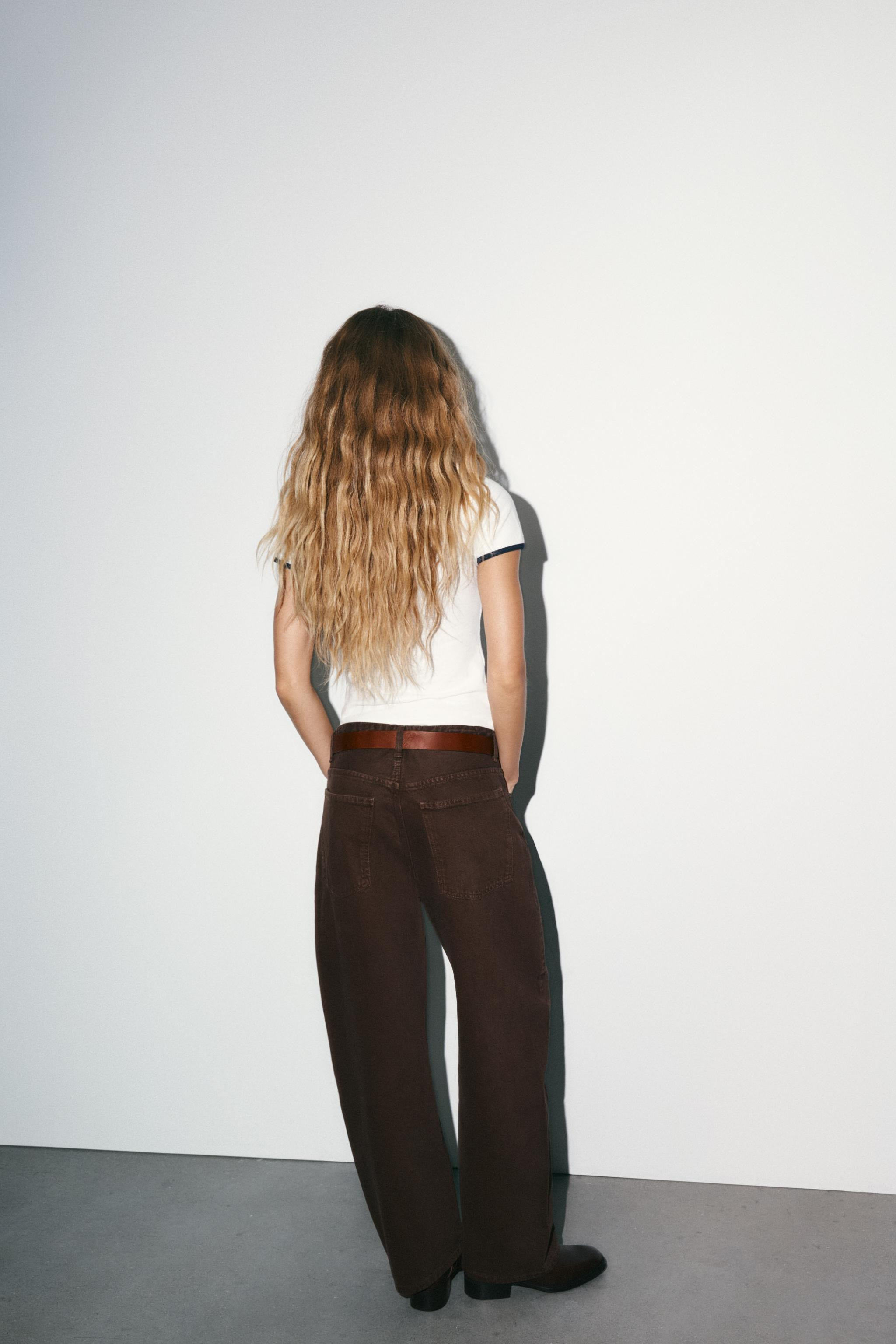 JEANS TRF BAGGY BARREL MITTELHOHE TAILLE | Zara DE