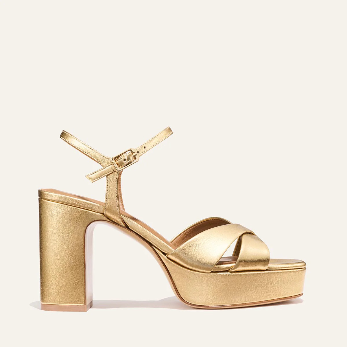The Paloma Platform - Gold Nappa | Margaux