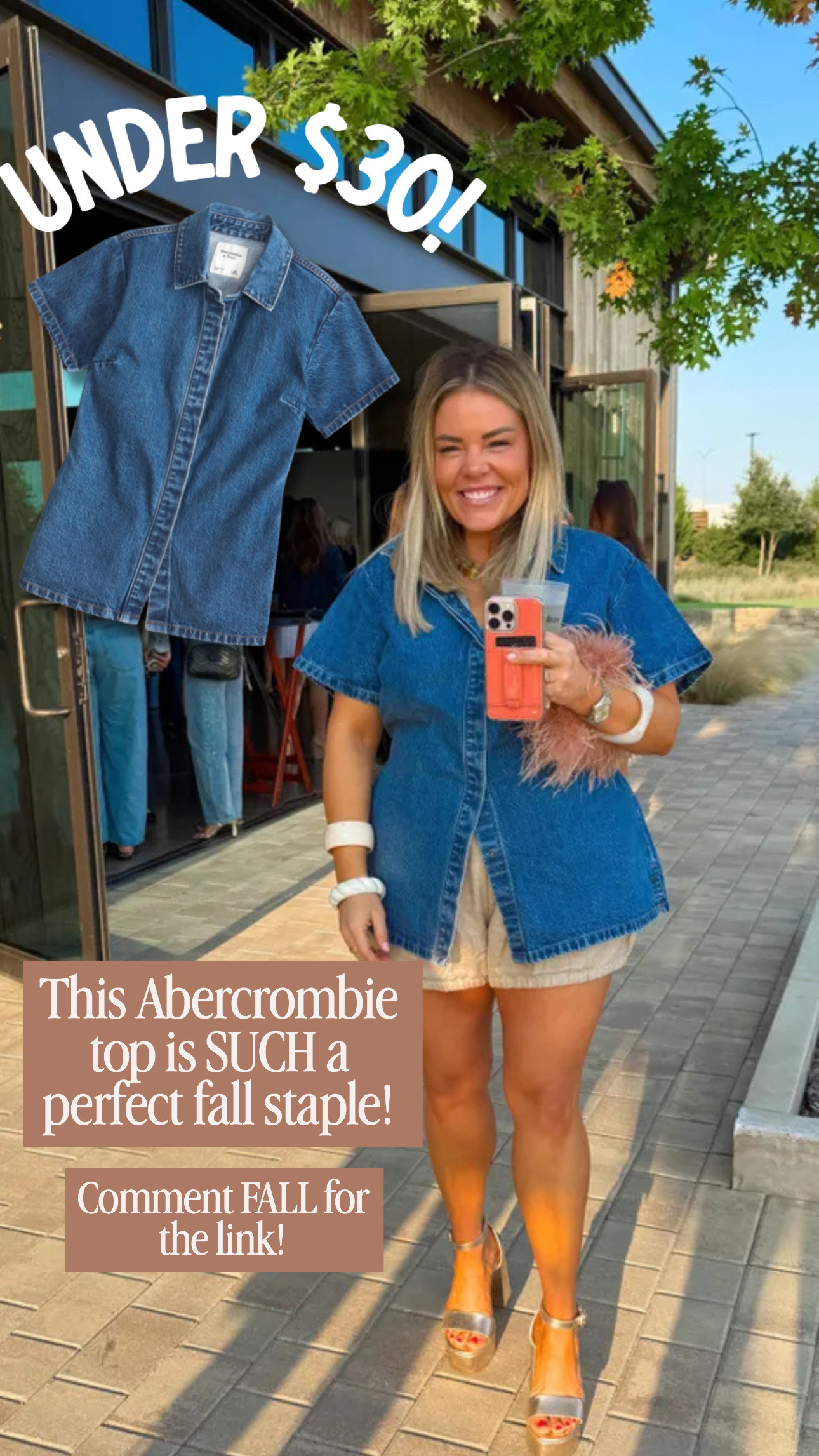 This denim top from Abercrombie is the PERFECT fall staple!!

#LTKgrwm #LTKootd #LTKSeasonal
