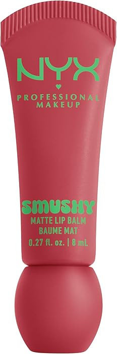 NYX PROFESSIONAL MAKEUP Smushy Matte Lip Balm, Tinted Lip Moisturizer with Soft, Matte Finish - S... | Amazon (US)