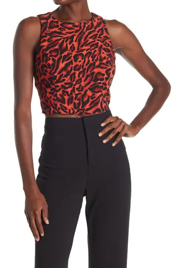 Do + BeLeopard Print Crop Top | Nordstrom Rack