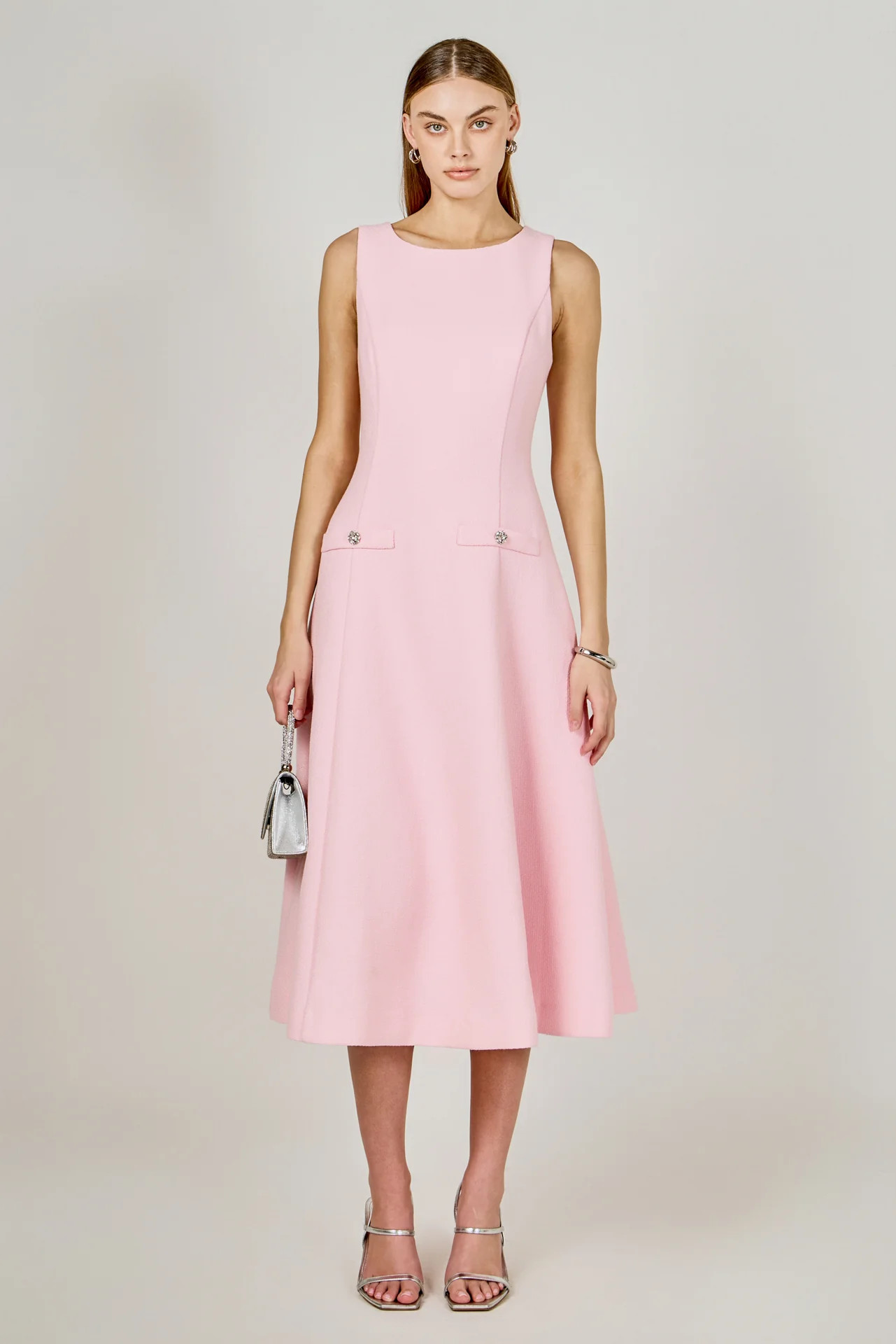 Tweed Midi Dress | Endless Rose