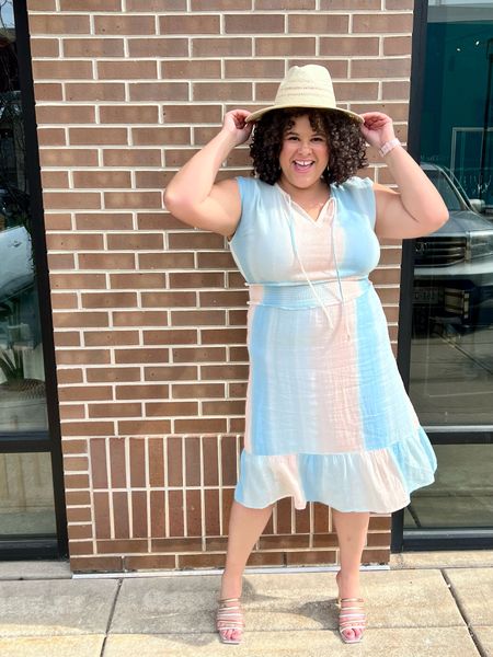 Gotta love a good sale!

This dress is marked down to less than $100!

I’m wearing an XL which is the only size currently sold out. 

This would be great for a bridal or baby shower or graduation event!

#LTKunder100 #LTKsalealert #LTKstyletip