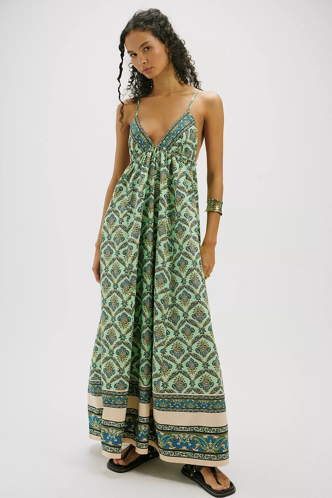 Sorrento Stroll Printed Maxi Dress | Free People (Global - UK&FR Excluded)