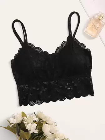 Floral Lace Bralette | SHEIN