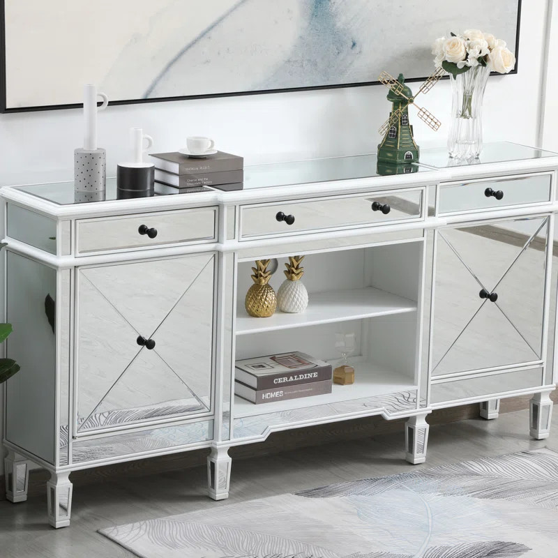 Brody 72" Wide 3 Drawer Credenza | Wayfair North America