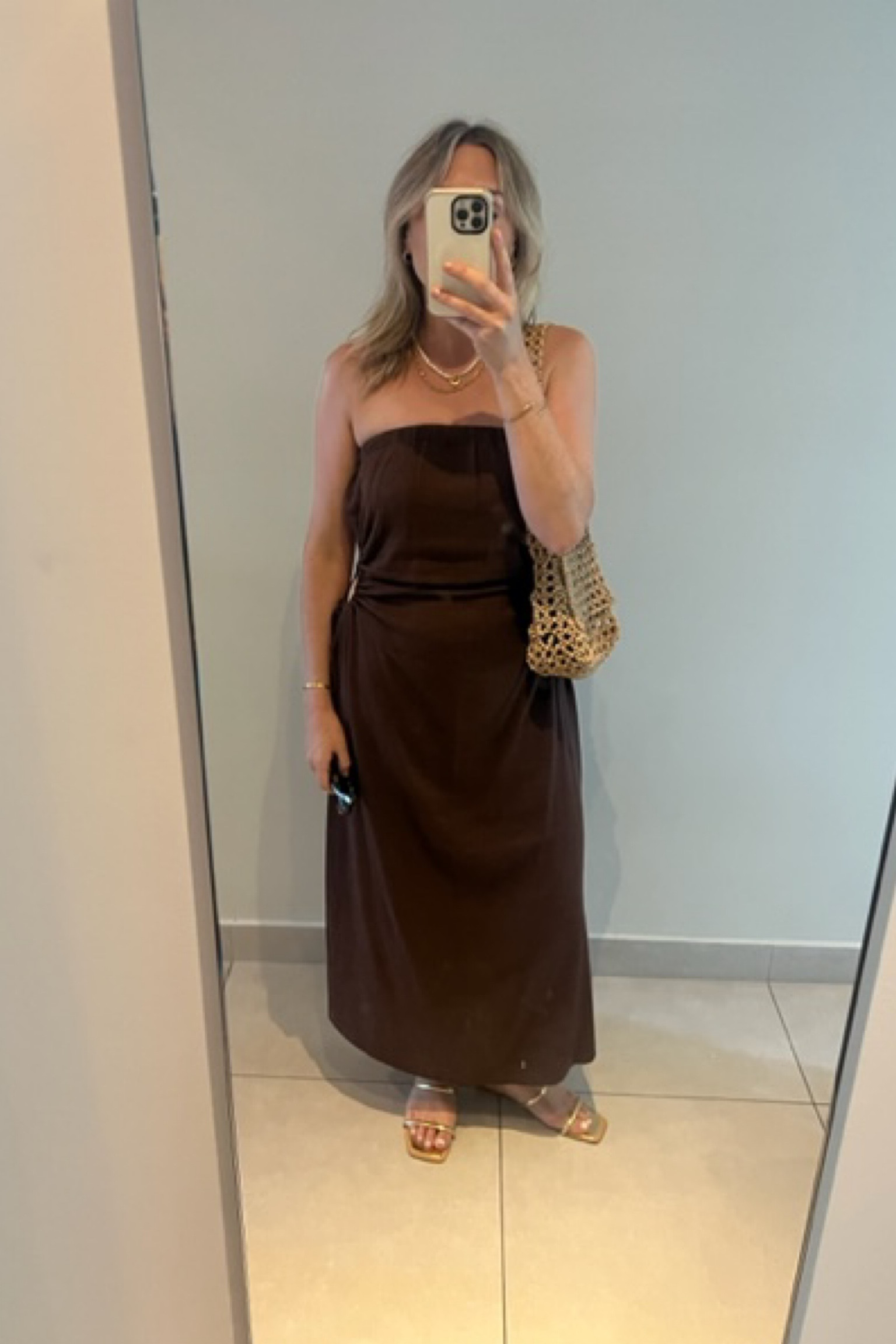 Wearing my usual size, 12.

 Brown dress, sun dress, summer dress, cut out dress, linen dress, summer dress, linen maxi dress, beaded bag, wooden bead bag, crossbody bag, gold sandals, minimal sandals, summer outfit, holiday outfit, evening outfit, pearl necklace, paper clip chain necklace, gold necklace, ASOS, Free People, Arket, Etsy, Astrid and Miyu

#LTKeurope #LTKSeasonal #LTKstyletip