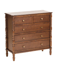 32x14x32 5 Drawer Spindle Dresser | Furniture & Lighting | Marshalls | Marshalls