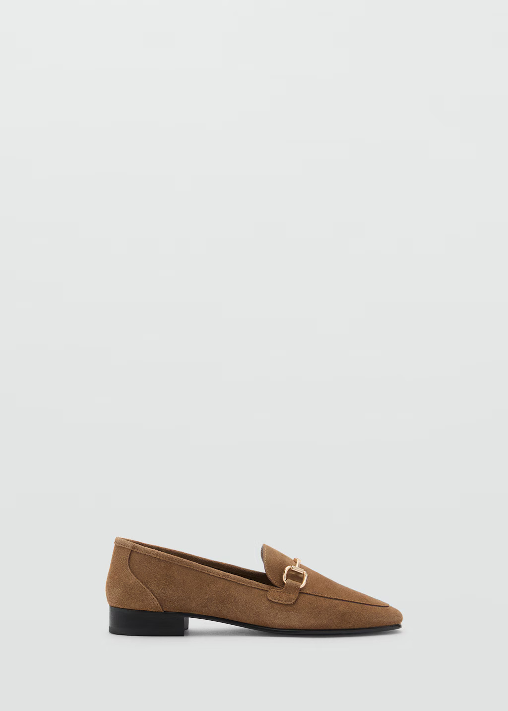 Suede moccasins with buckle | MANGO (UK)