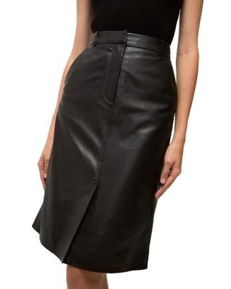 Veronica Beard Maxine Leather Midi Skirt  | Bloomingdale's Women | Bloomingdale's (US)