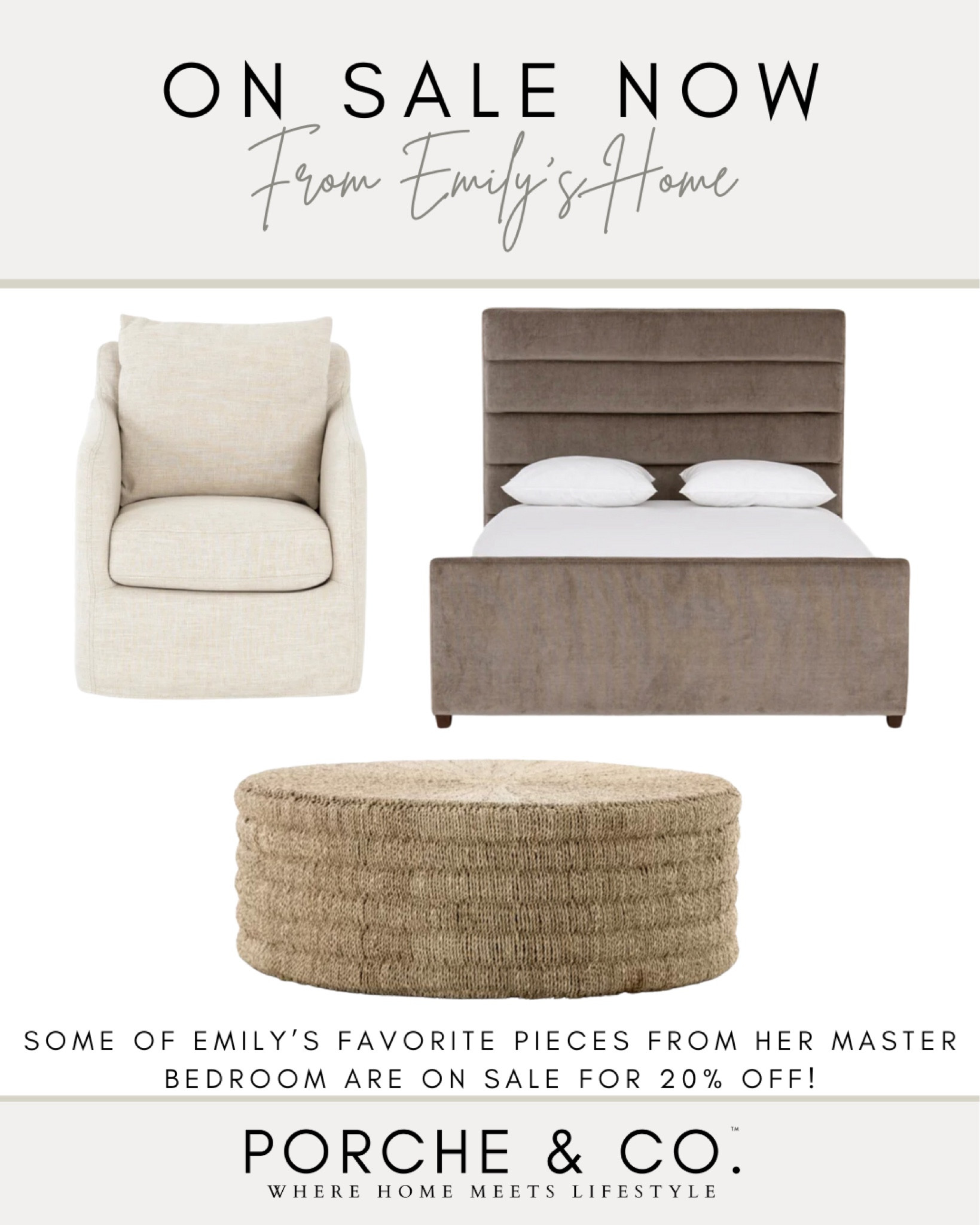On sale from Emily’s master bedroom! All 20% off this weekend! 

#LTKCyberWeek #LTKHoliday #LTKsalealert