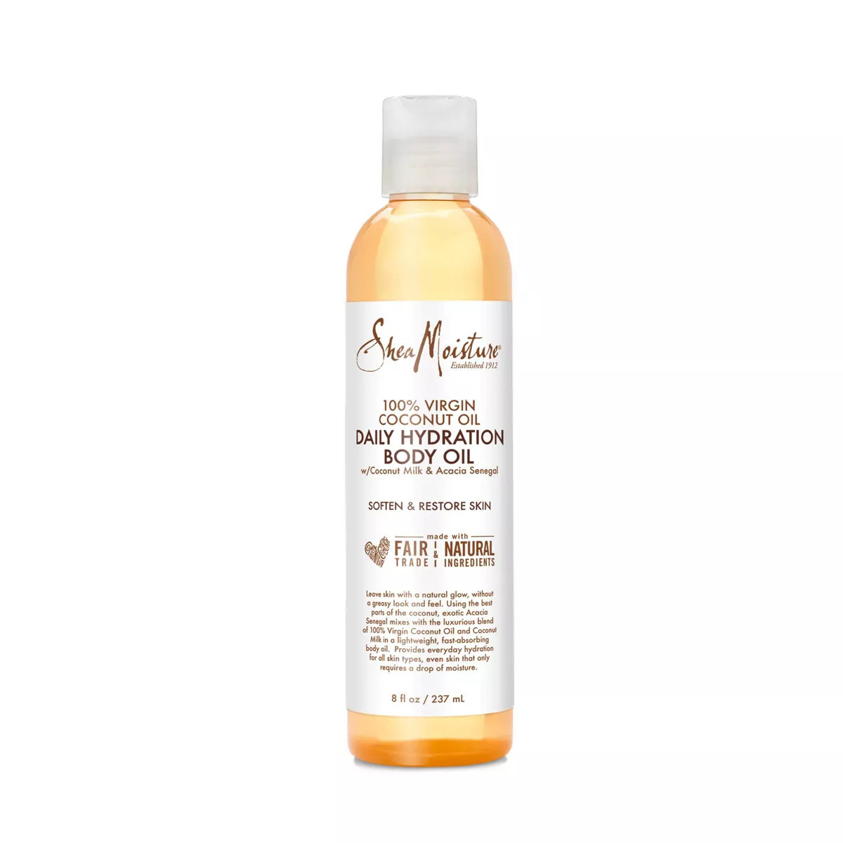 SheaMoisture Daily Hydration Coconut Body Oil - 8 fl oz | Target