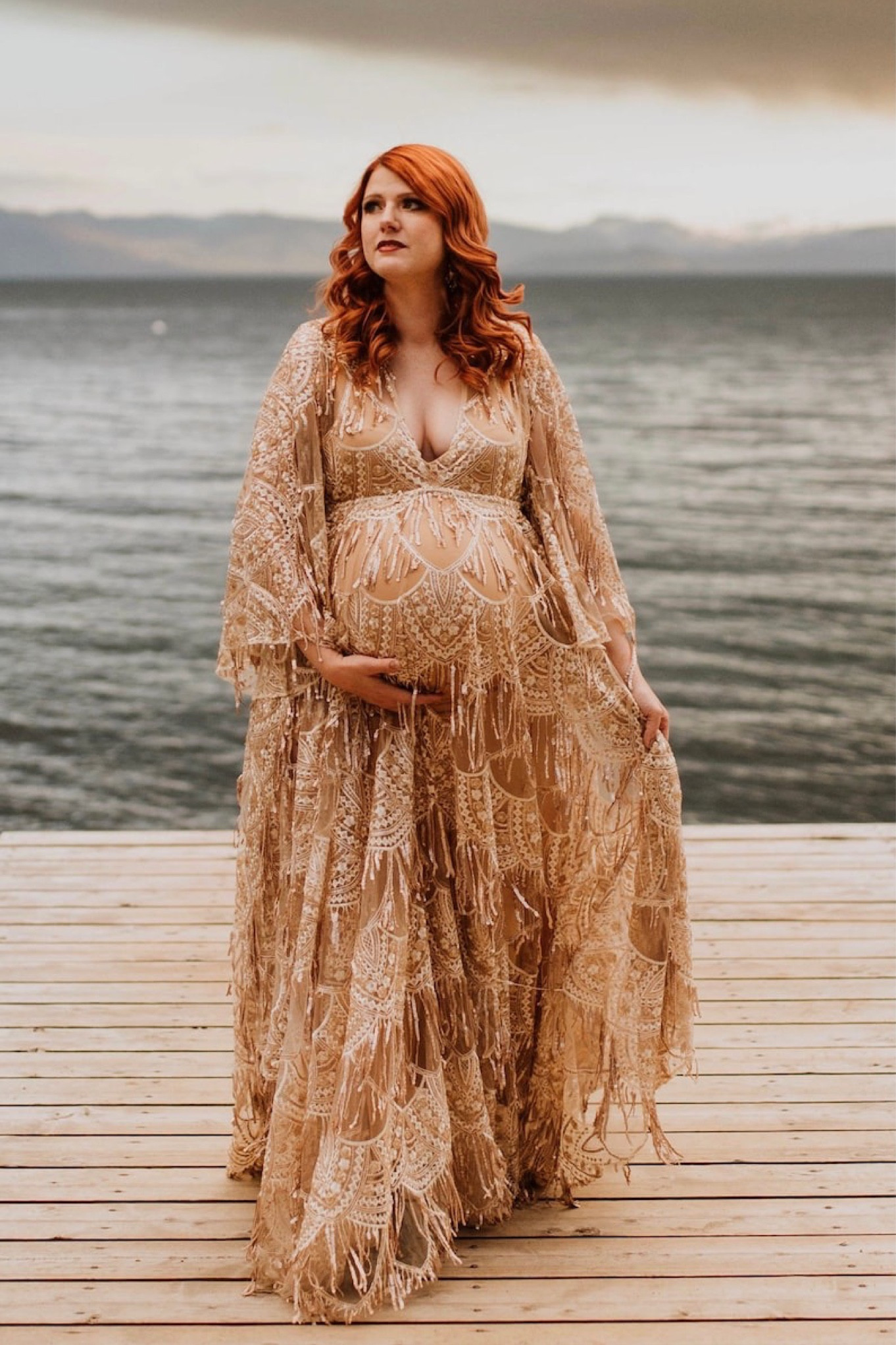 Sequin Maternity Dresses