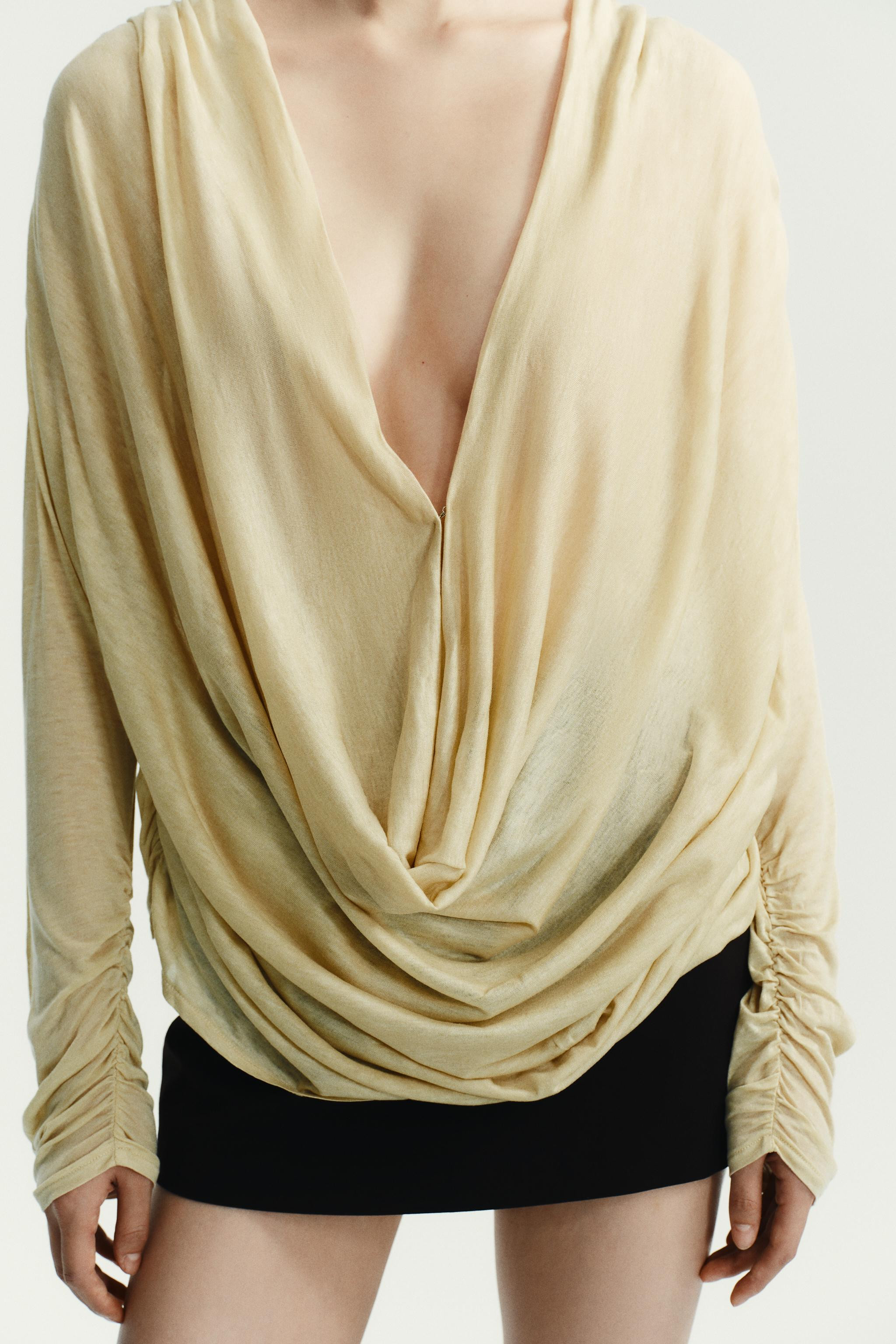 DRAPED TOP | Zara US
