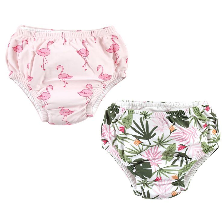 Hudson Baby Infant Girl Swim Diapers, Flamingo Tropical | Target