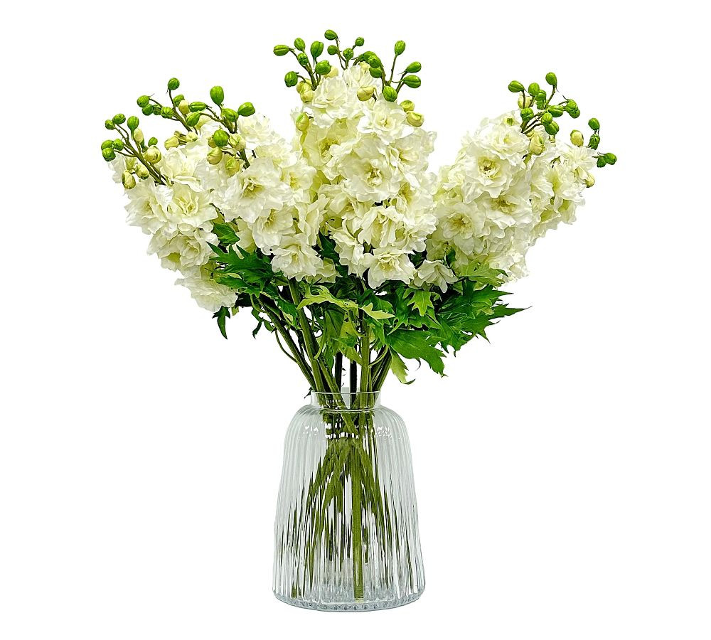 Faux Delphinium Dozen Or Half Dozen Stems | Pottery Barn (US)