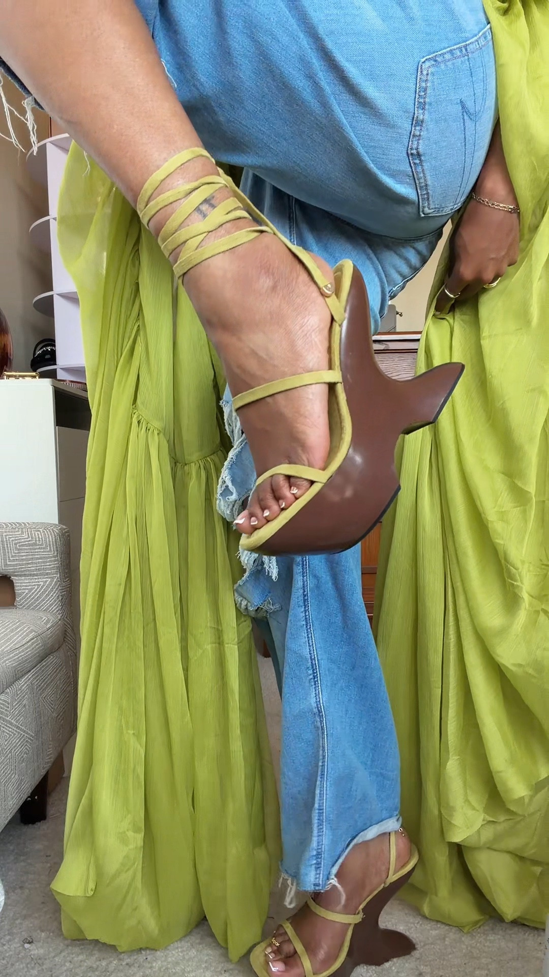 These wedge heels would have been perfect for Coachella! Such a fun wedge sandal by Azalea Wang. AKIRA always has the best shoe selections. 

#LTKootd #LTKgrwm #LTKFestival