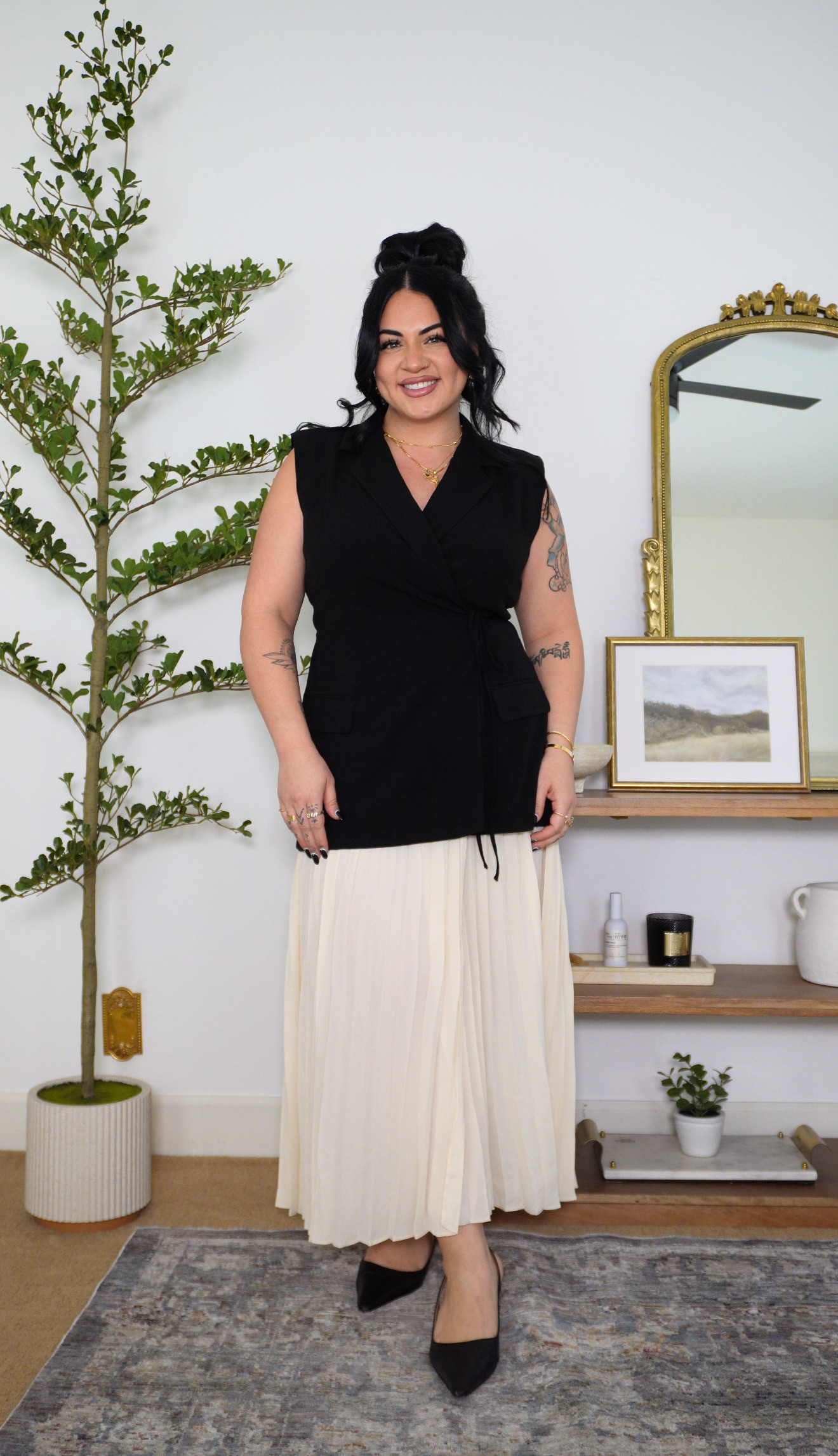 Wearing a size L for reference! 

 #LTKootd #LTKMidsize #LTKFindsUnder100