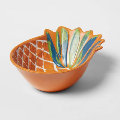 11oz Melamine and Bamboo Pineapple Snack Bowl - Opalhouse™ | Target
