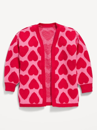 SoSoft Printed Open-Front Tunic Sweater for Toddler Girls | Old Navy (US)