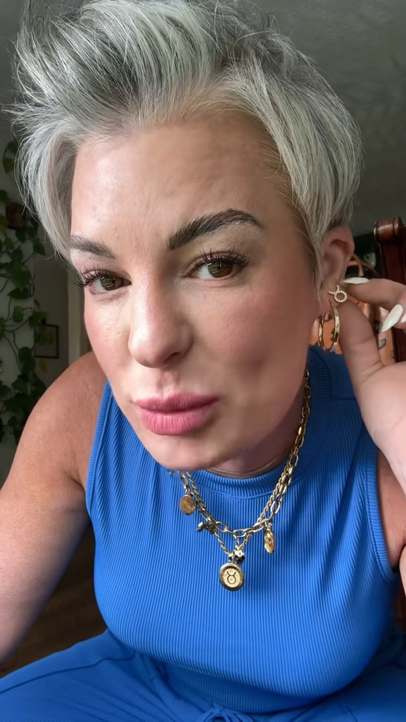 I poked these holes back through.  Get this whole fit including the purse (and shoes!)

#LTKTravel #LTKootd #LTKgrwm