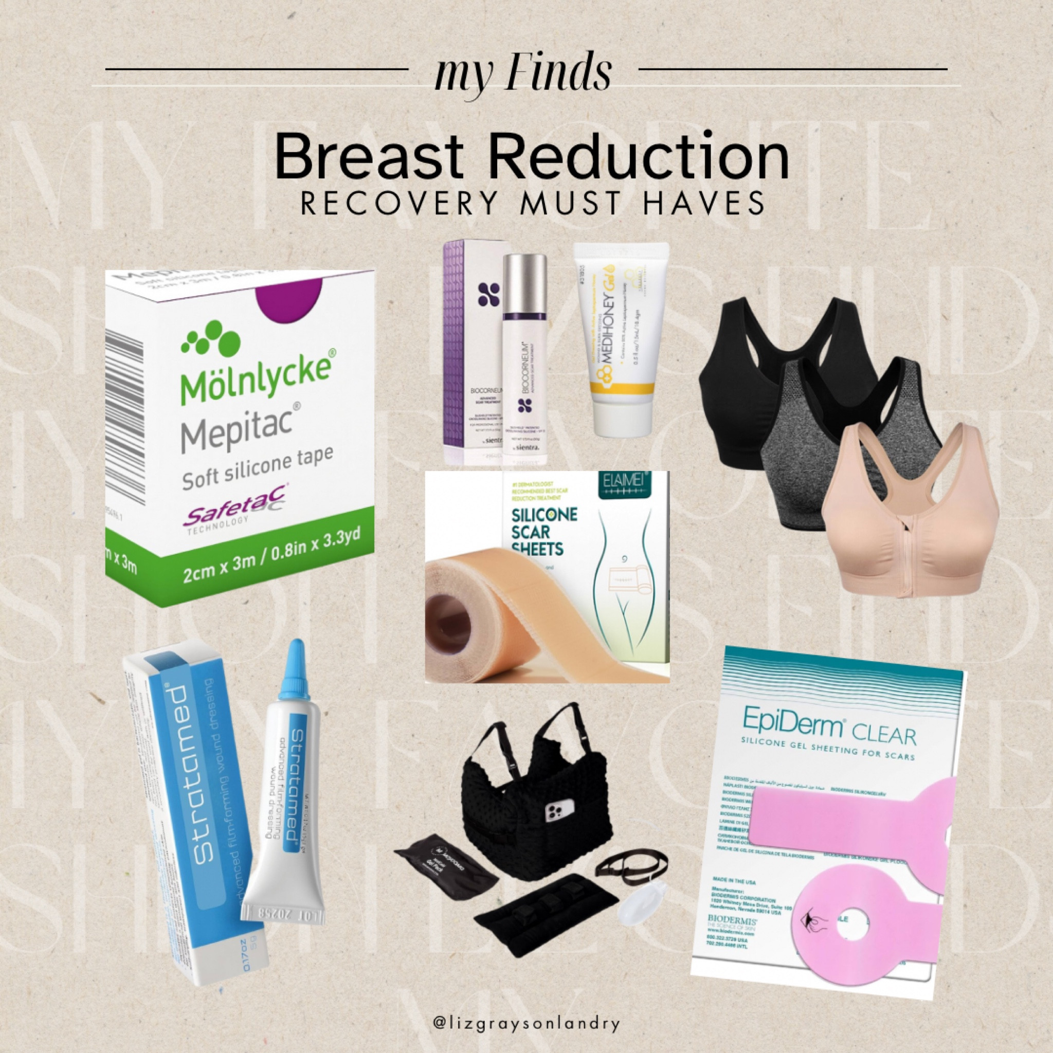 Must have items after breast reduction or lift surgery to help with post op recovery as well as scars! 

#LTKstyletip #LTKfindsunder50 #LTKover40