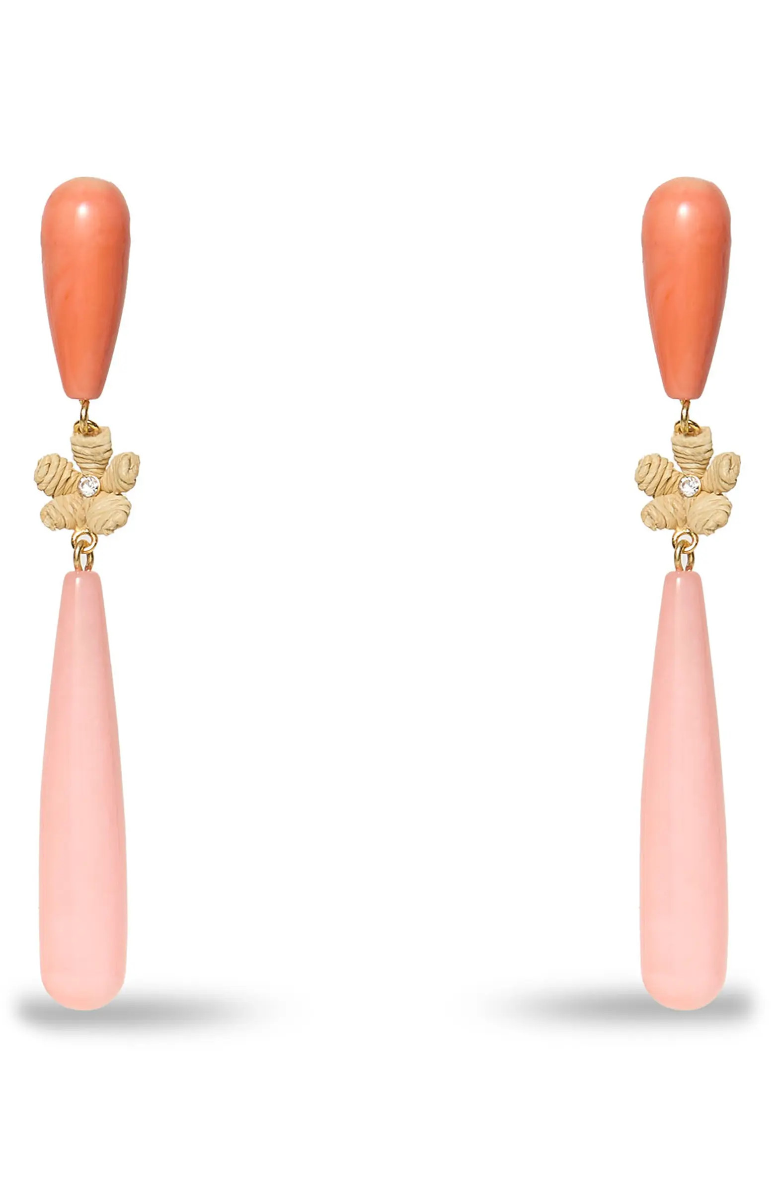 Flamingo Linear Drop Earrings | Nordstrom