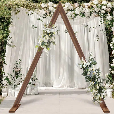 Wooden Triangle Wedding Arch | Wayfair North America