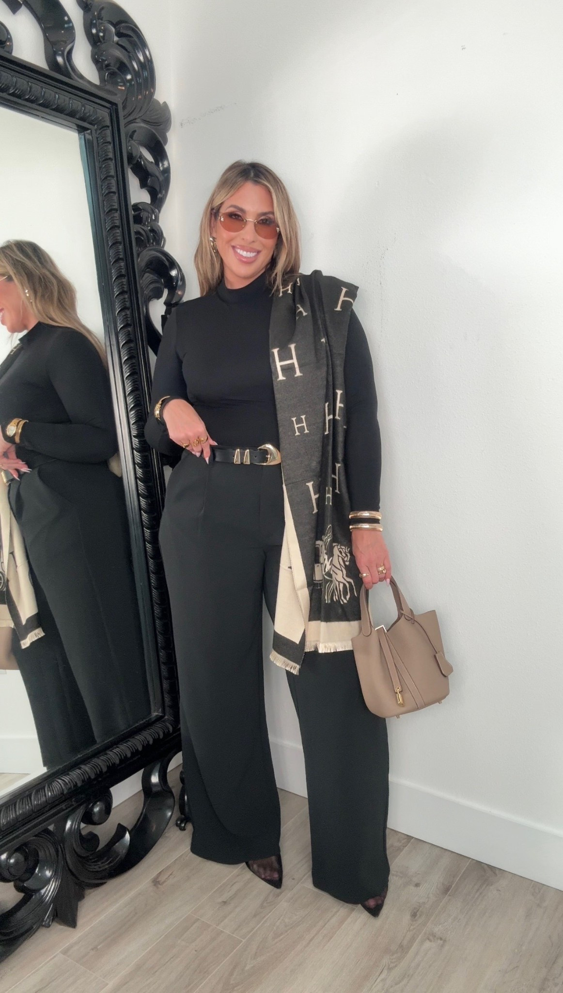 Midsize elevated business casual look

top L
pants 32 L (14)  these are my favorite pants ever I size up 
comfortable shoes 
all my fav amazon look for less accessories



#LTKOver40 #LTKMidsize #LTKStyleTip