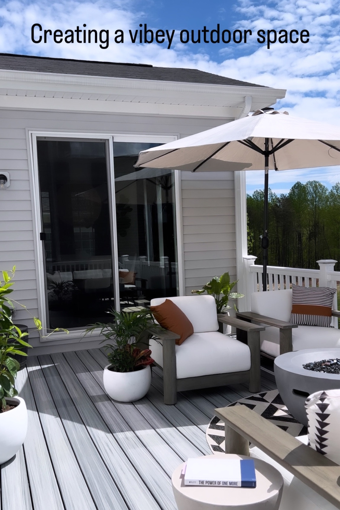 Product links for outdoor space 