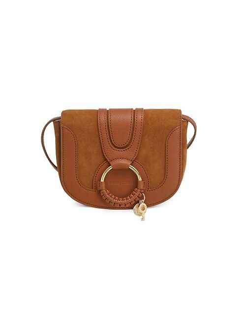 Hana Leather & Suede Saddle Bag | Saks Fifth Avenue