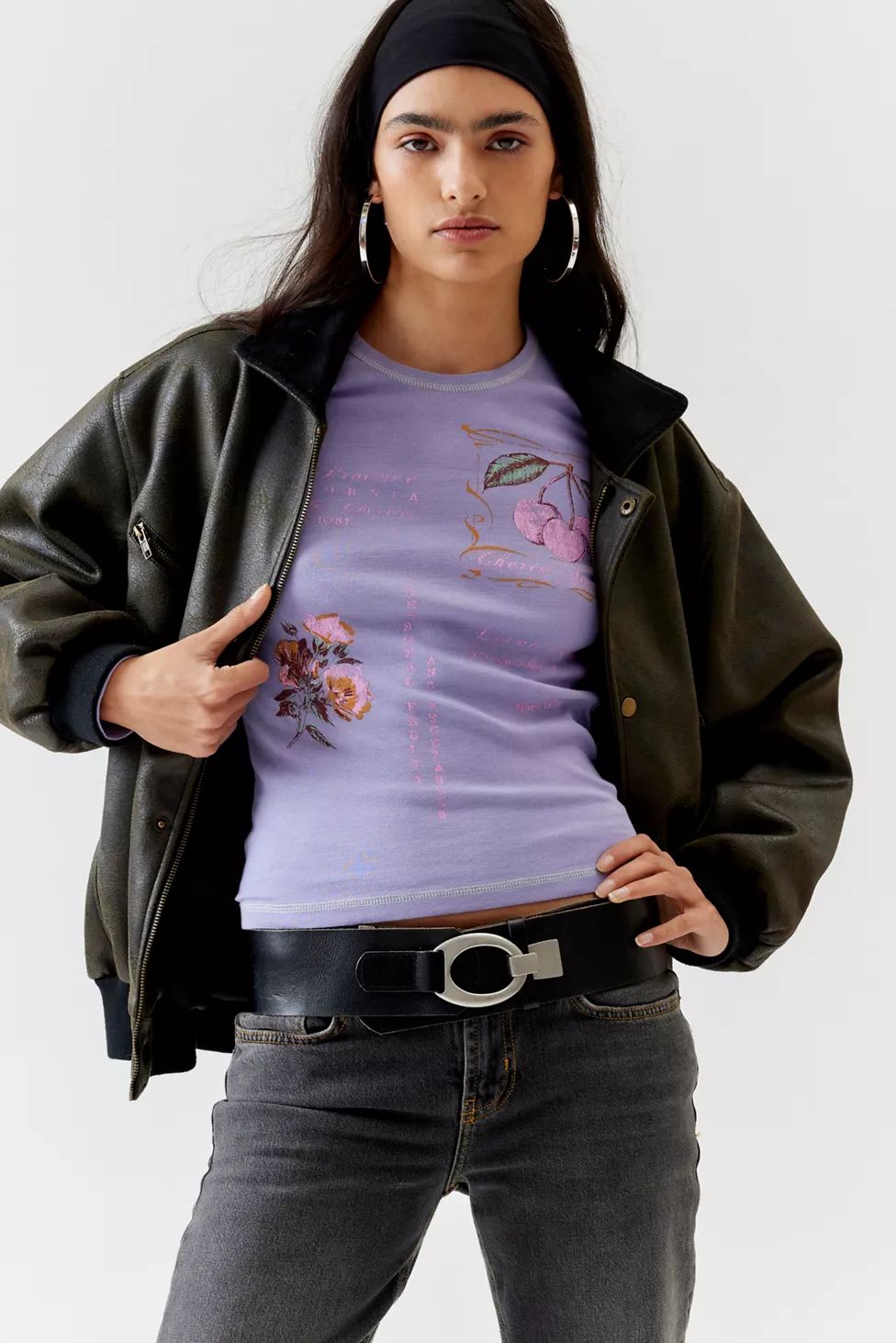 Cherie Amour Long Sleeve Baby Tee | Urban Outfitters (US and RoW)