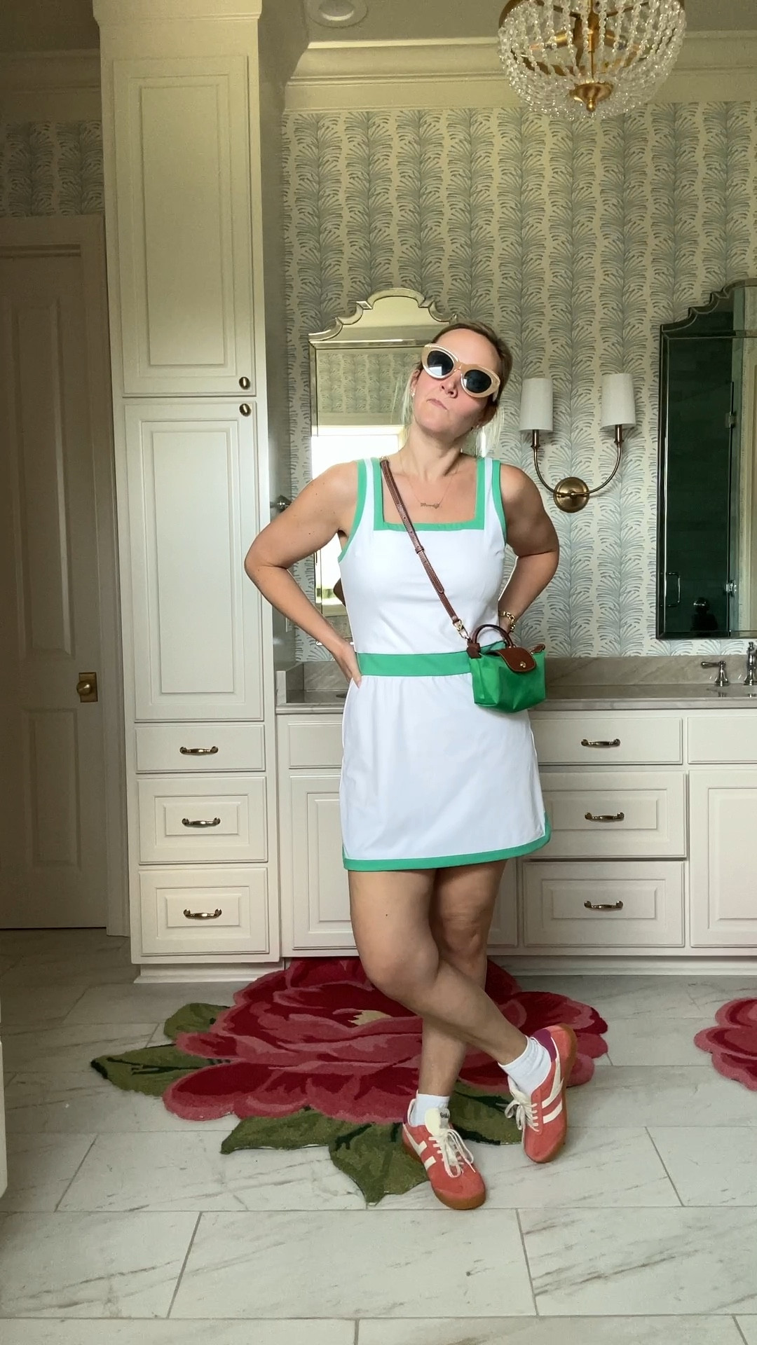 Midsize mom outfit for pickleball. Love a sport that has cute outfits. Need more pickleball outfits? Me too! 

#LTKMidsize #LTKActive