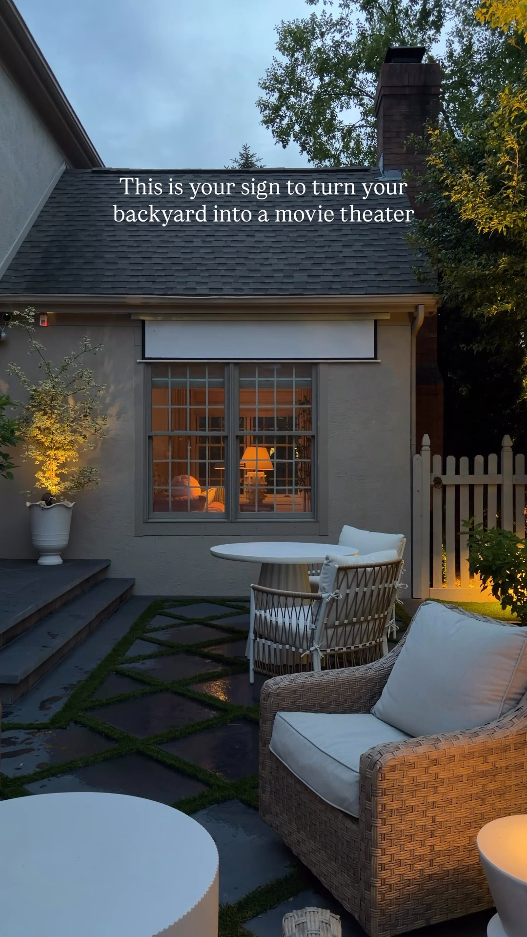 My outdoor theater set up! 

#LTKHome #LTKSaleAlert #LTKSeasonal