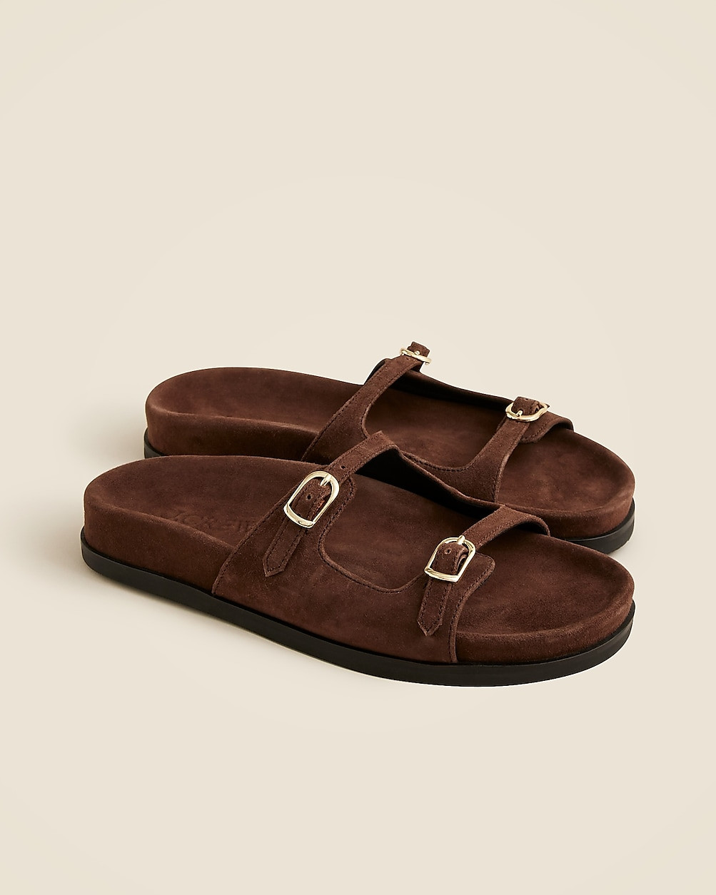 New Colbie buckle sandals in suede | J. Crew US